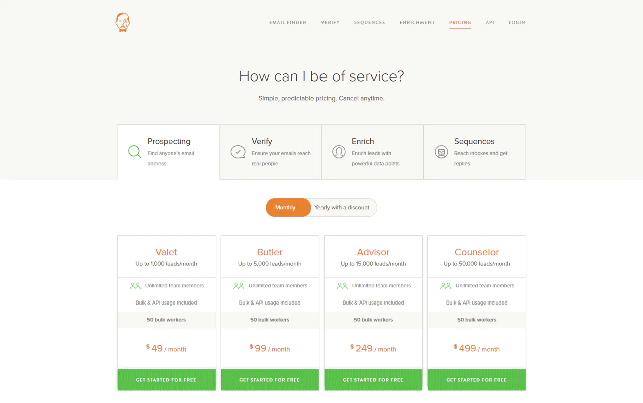 Voila Norbert Pricing