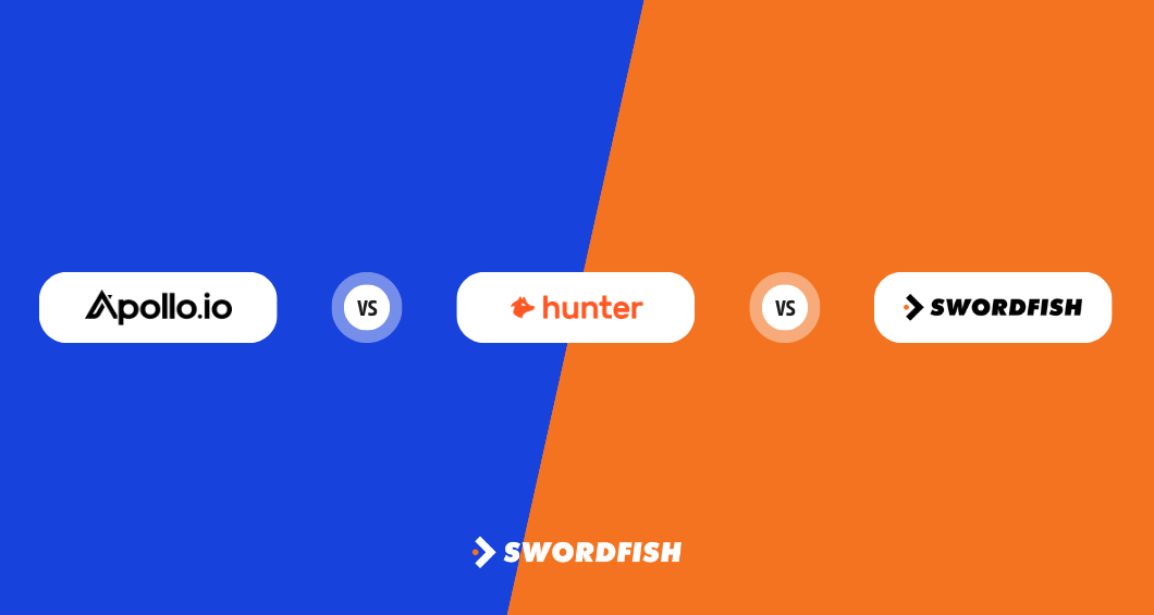Apollo vs Hunter vs Swordfish AI