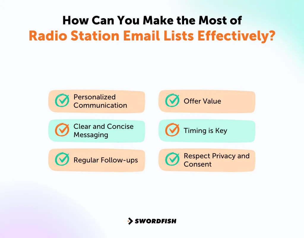 How Can You Make the Most of Radio Station Email Lists Effectively