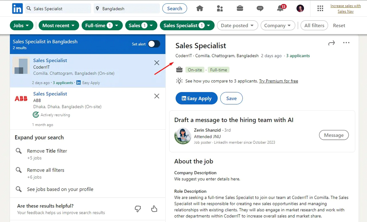 Job Postings for Lead Generation