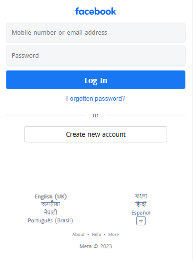 Open the Facebook app