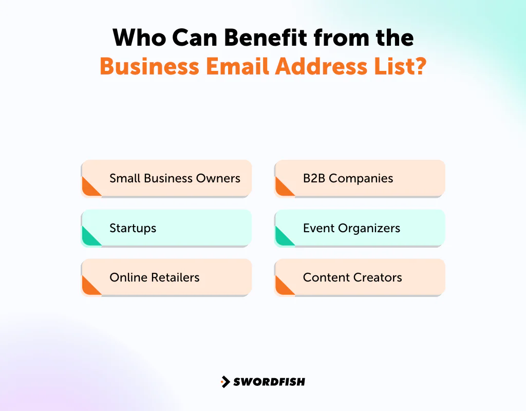Who Can Benefit from the Business Email Address List