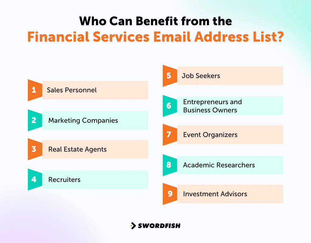 Who Can Benefit from the Financial Services Email Address List