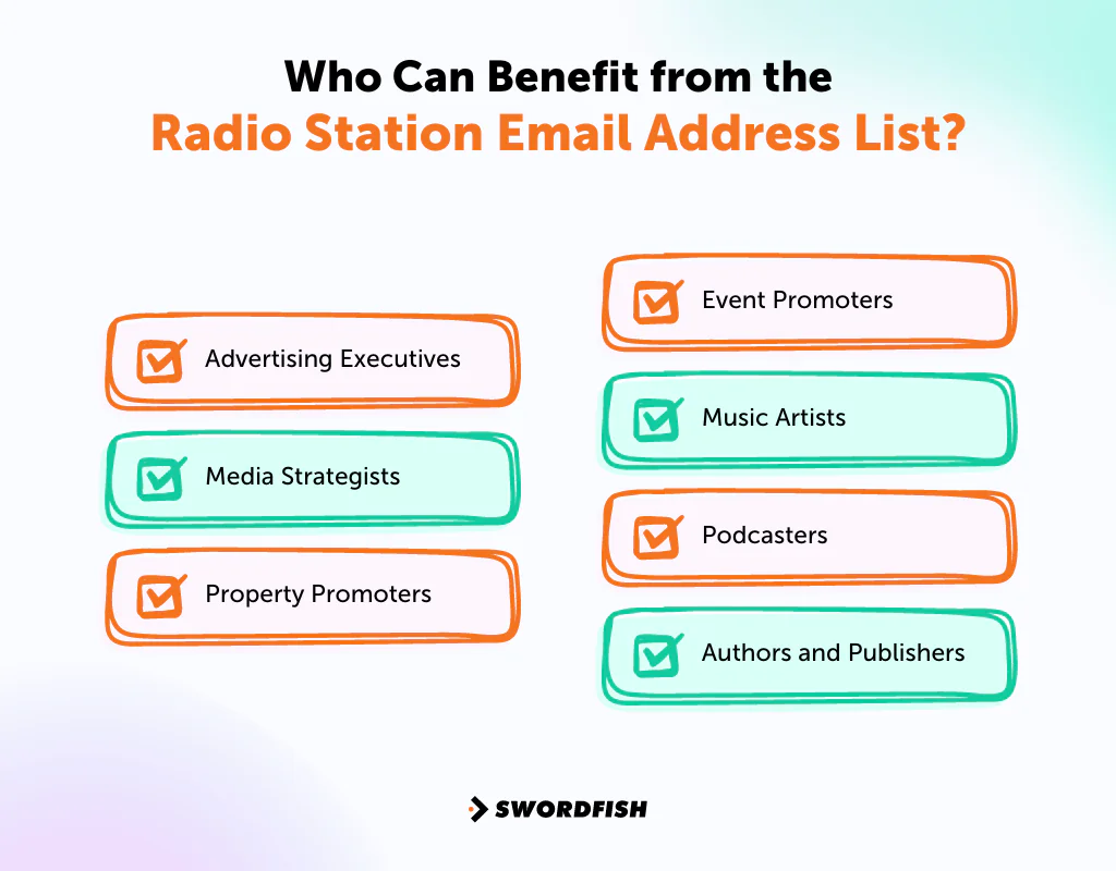 Who Can Benefit from the Radio Station Email Address List