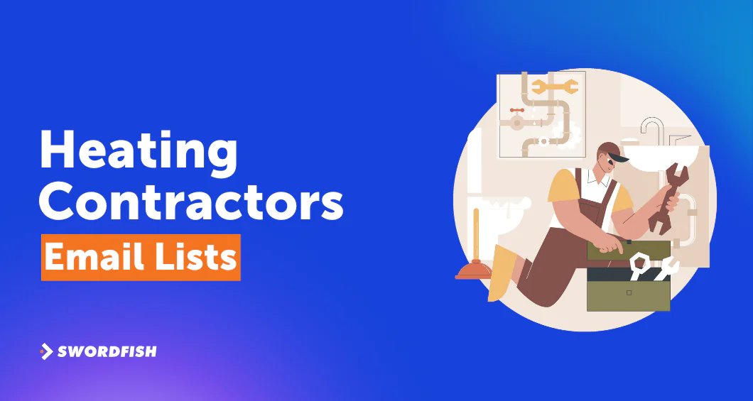 heating contractors email list