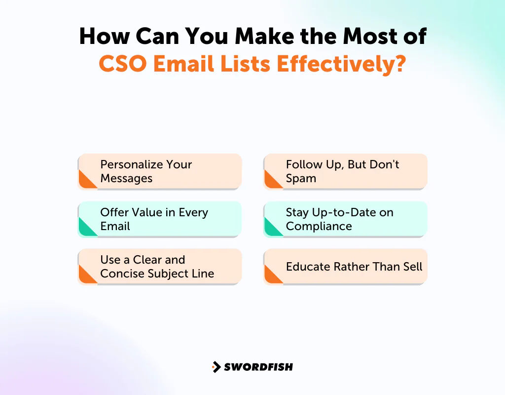 Who Can Benefit from the CSO Email Address List