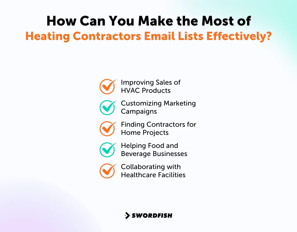 How Can You Make the Most of Heating Contractors Email Lists Effectively