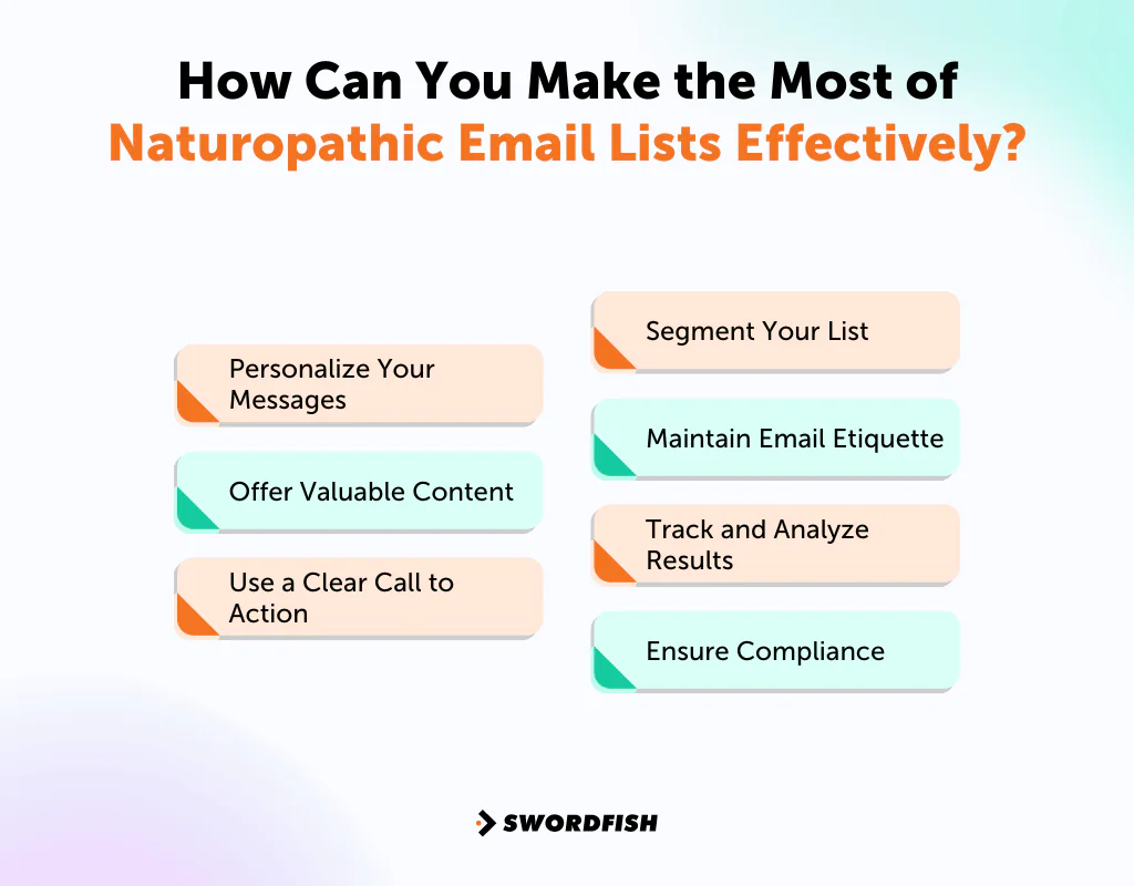 How Can You Make the Most of Naturopathic Email Lists Effectively