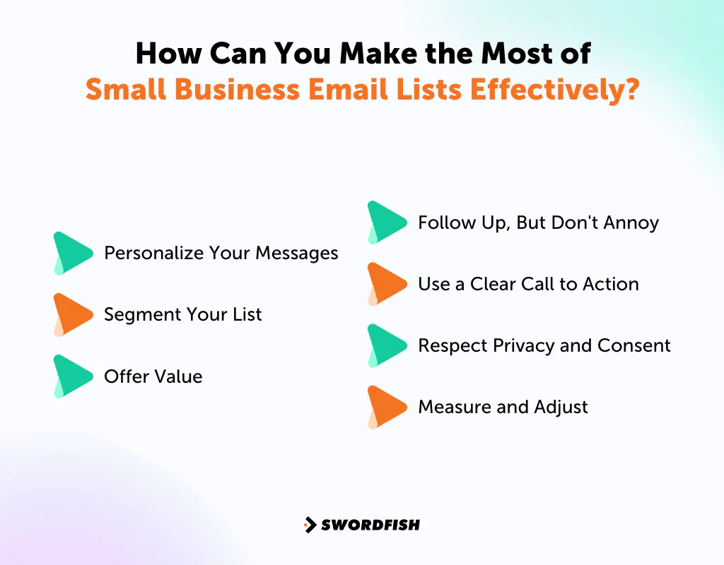 How Can You Make the Most of Small Business Email Lists Effectively