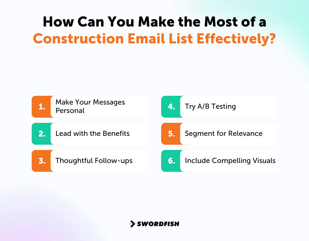 How Can You Make the Most of a Construction Email List Effectively