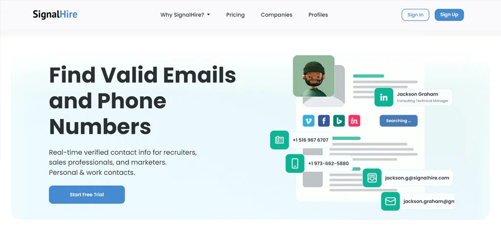 SignalHire: A Quick Overview