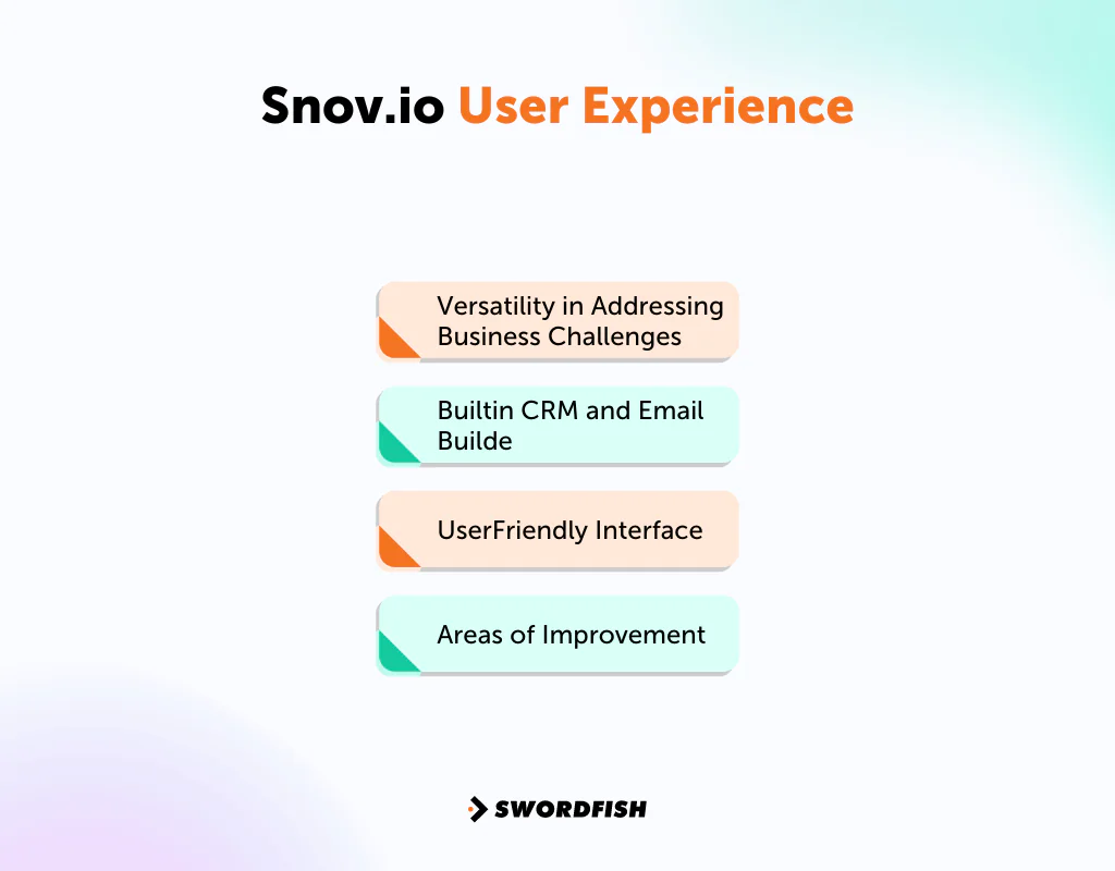 Snov.io User Experience