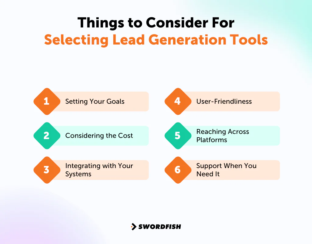 Things to Consider For Selecting Lead Generation Tools