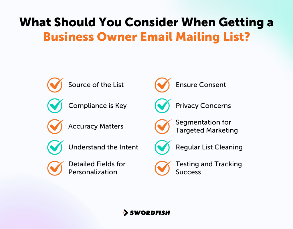 What Should You Consider When Getting a Business Owner Email Mailing List