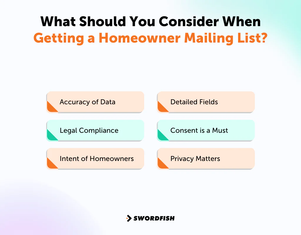What Should You Consider When Getting a Homeowner Mailing List