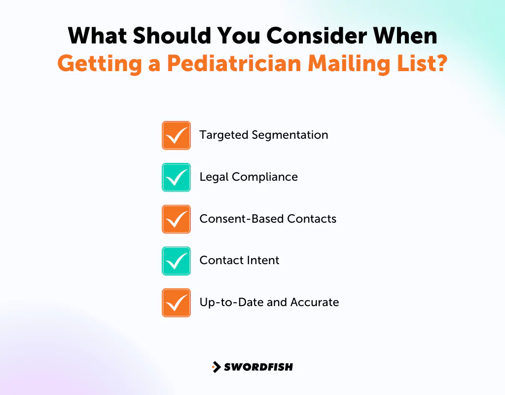 What Should You Consider When Getting a Pediatrician Mailing List
