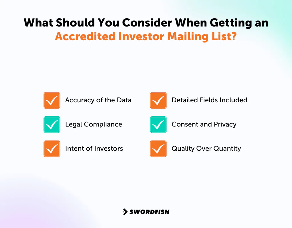 What Should You Consider When Getting an Accredited Investor Mailing List