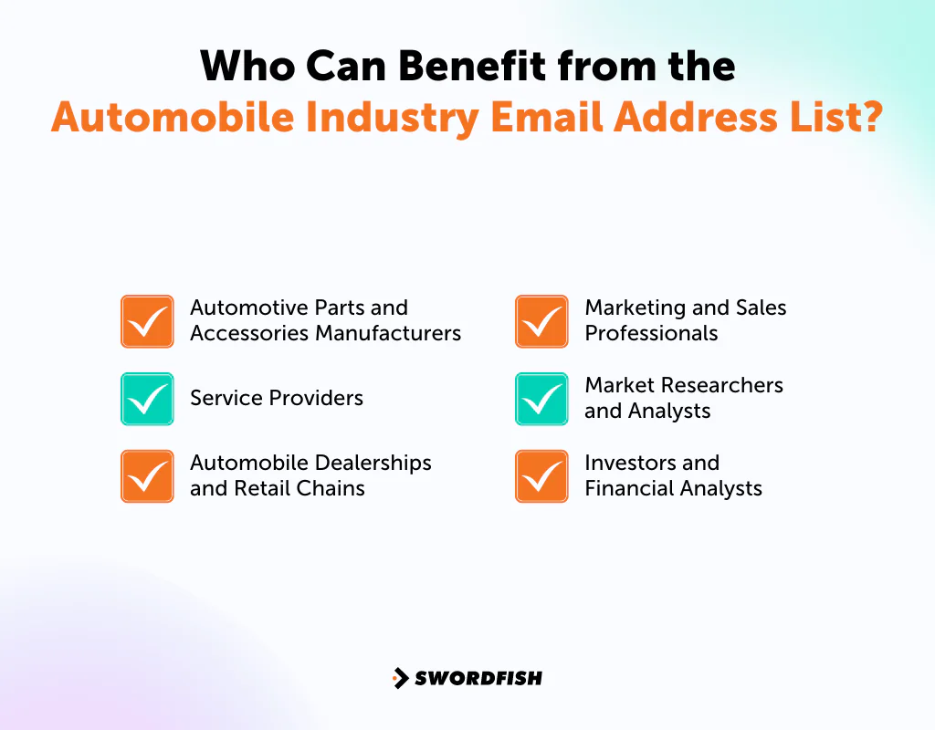 Who Can Benefit from the Automobile Industry Email Address List