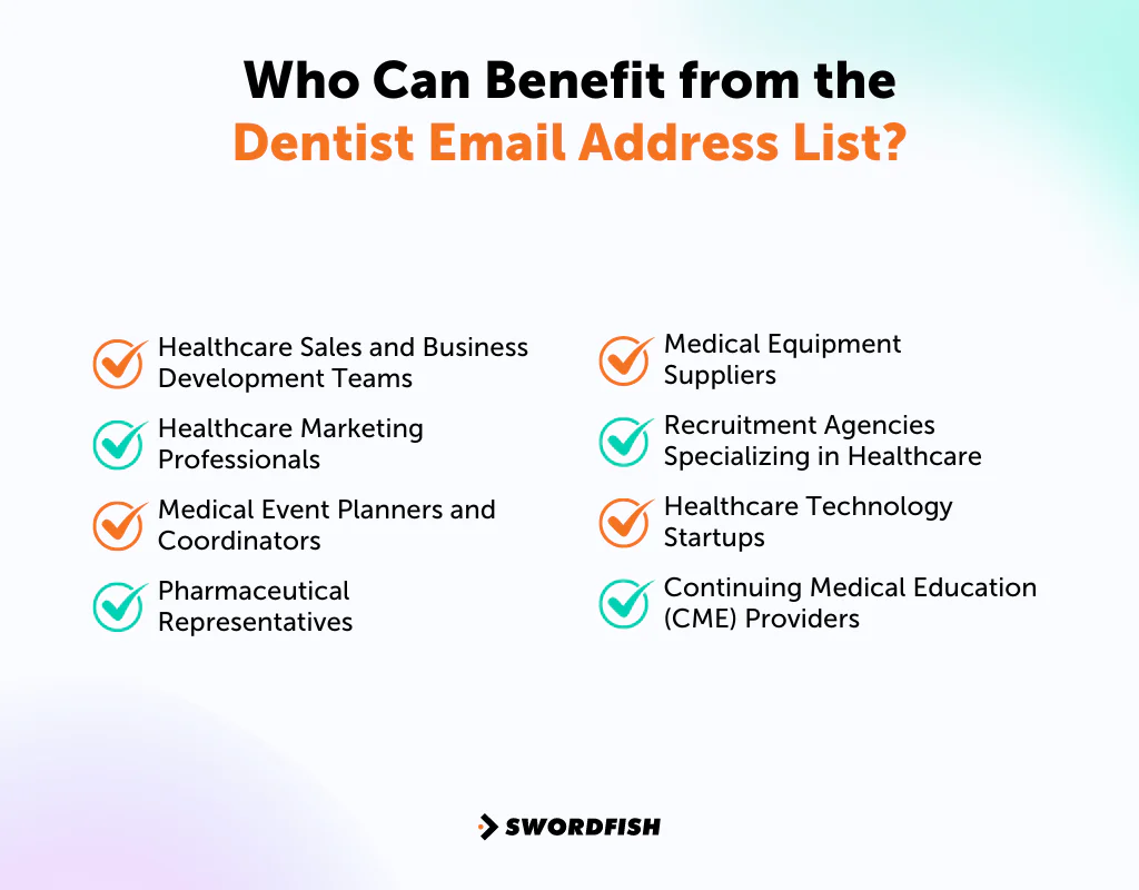 Who Can Benefit from the Dentist Email Address List