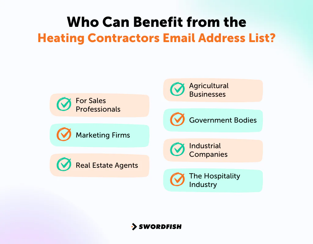 Who Can Benefit from the Heating Contractors Email Address List