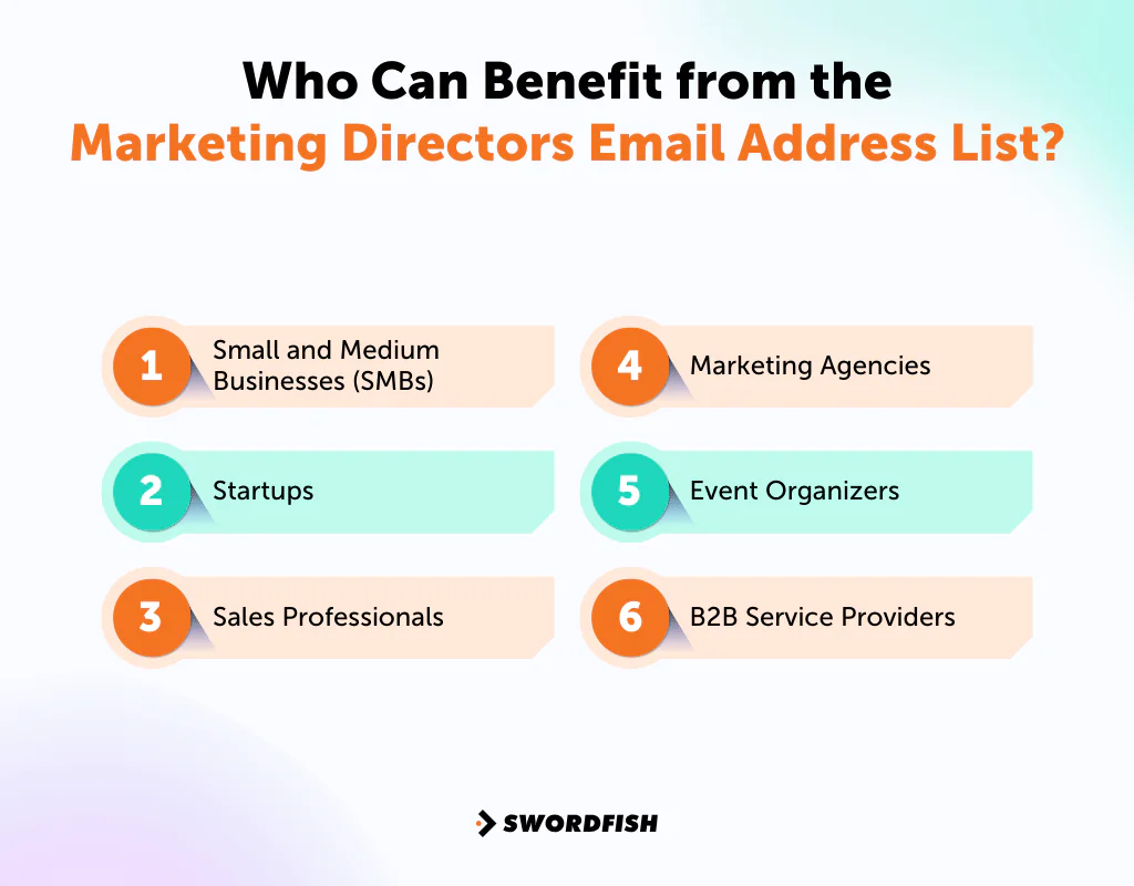 Who Can Benefit from the Marketing Directors Email Address List