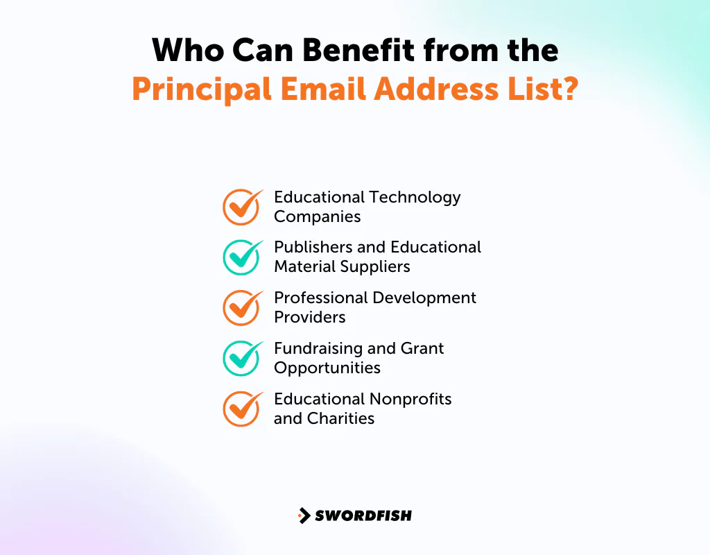 Who Can Benefit from the Principal Email Address List