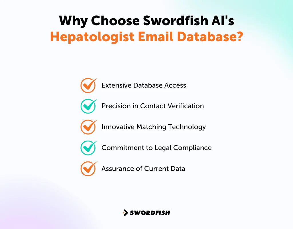 Why Choose Swordfish AI's Hepatologist Email Database