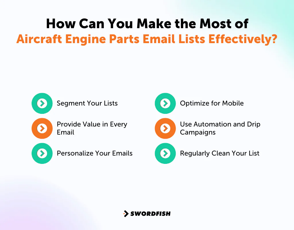 How Can You Make the Most of Aircraft Engine Parts Email Lists Effectively