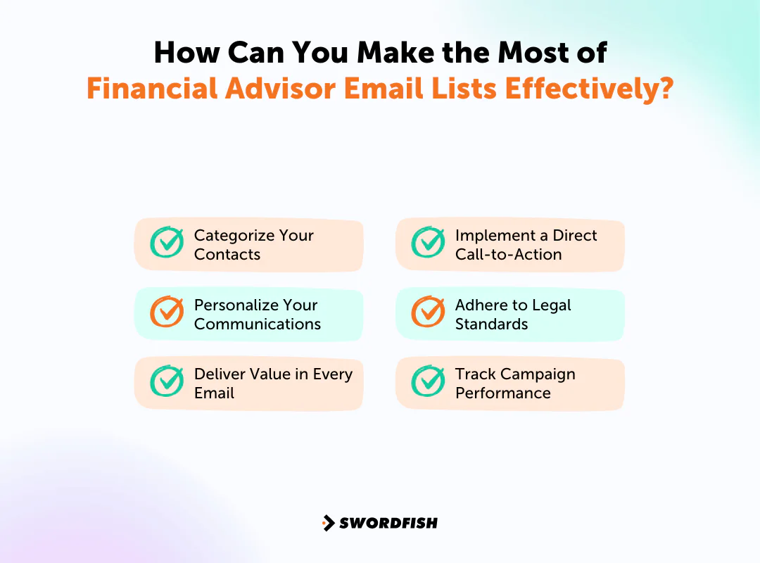 How Can You Make the Most of Financial Advisor Email Lists Effectively
