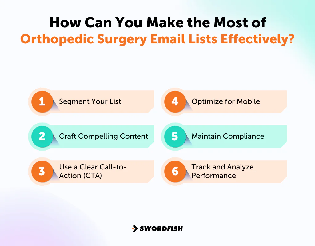 How Can You Make the Most of Orthopedic Surgery Email Lists Effectively