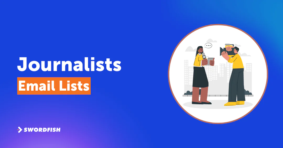 Journalists' email list