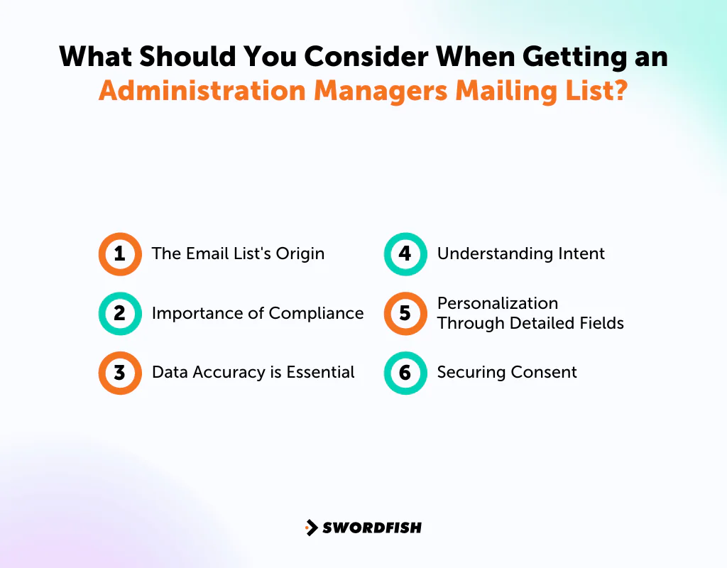 What Should You Consider When Getting an Administration Managers Mailing List