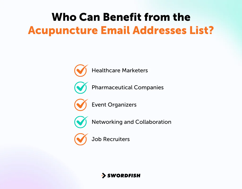 Who Can Benefit from the Acupuncture Email Addresses List