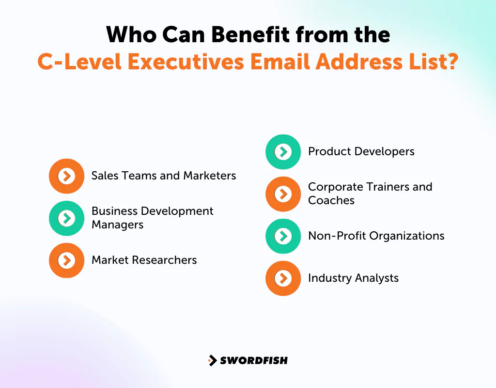 Who Can Benefit from the C-Level Executives Email Address List