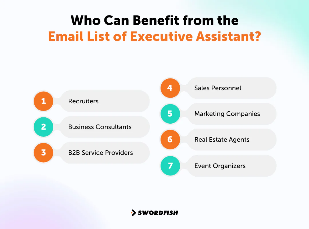 Who Can Benefit from the Email List of Executive Assistant