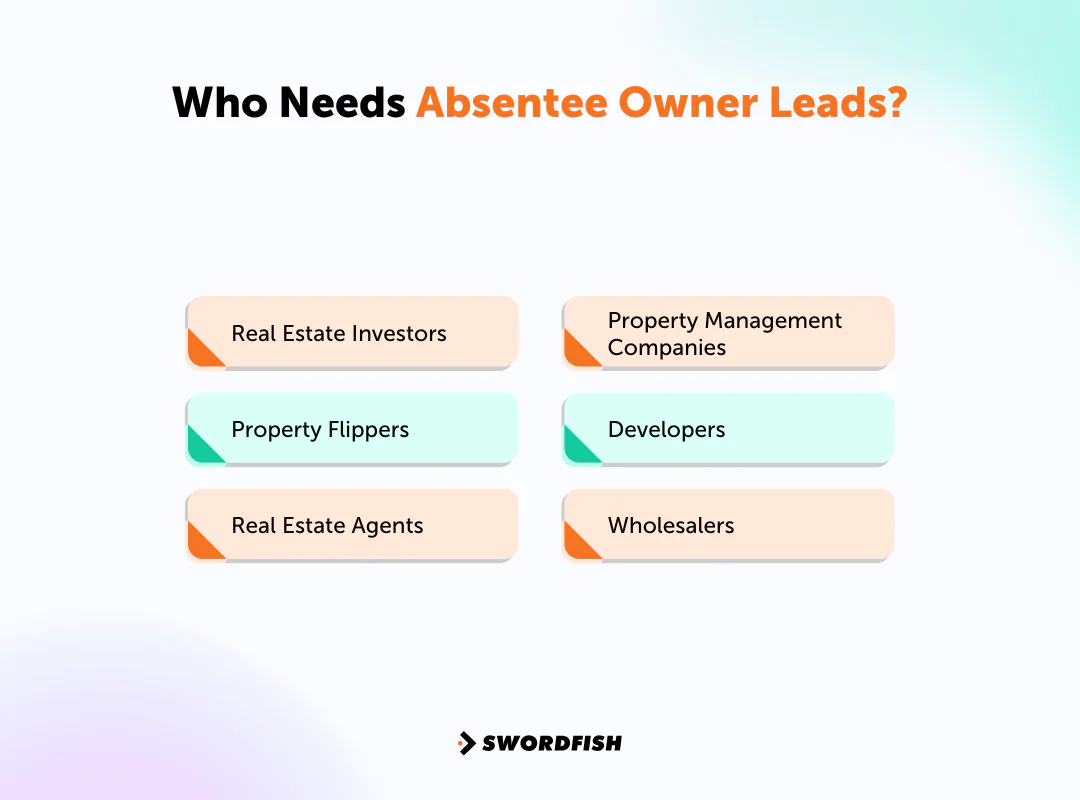 Who Needs Absentee Owner Leads