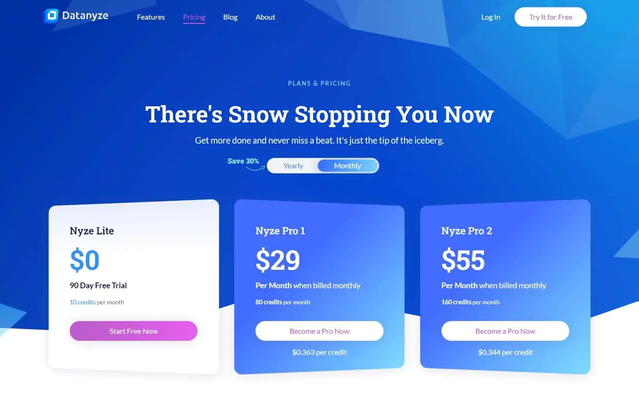 Datanyze Pricing