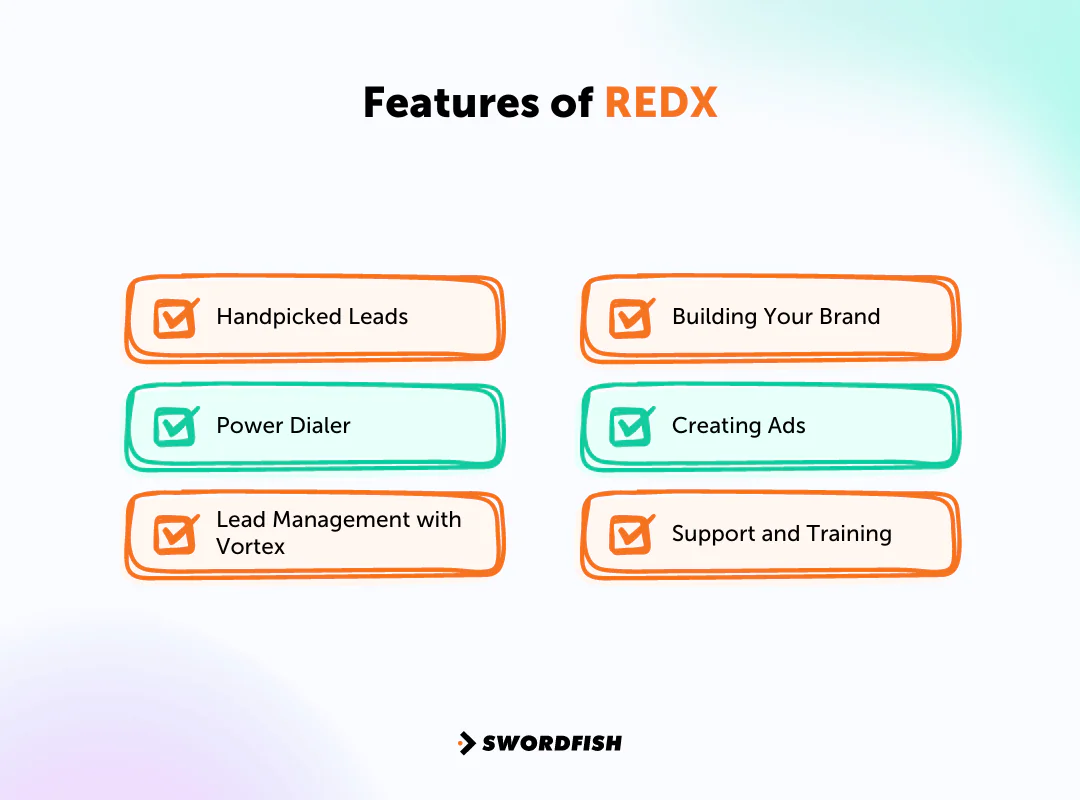 Features of REDX