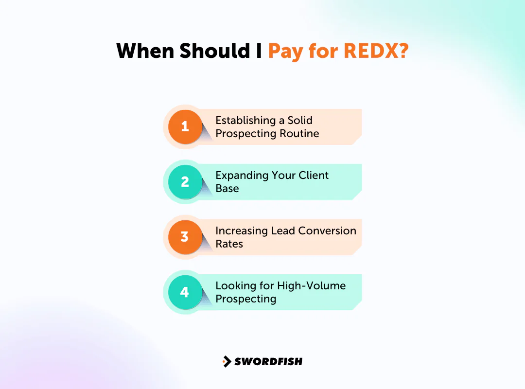 When Should I Pay for REDX