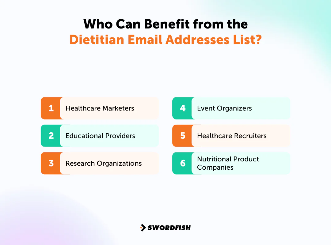 Who Can Benefit from the Dietitian Email Addresses List