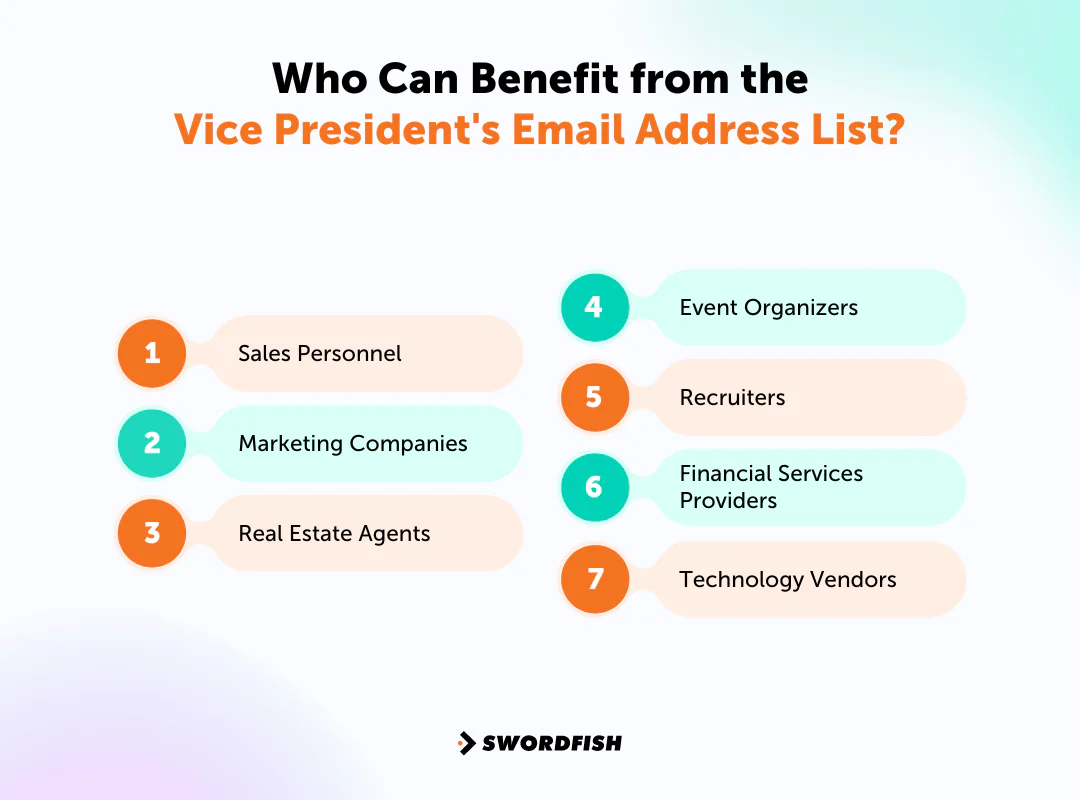 Who Can Benefit from the Vice President's Email Address List