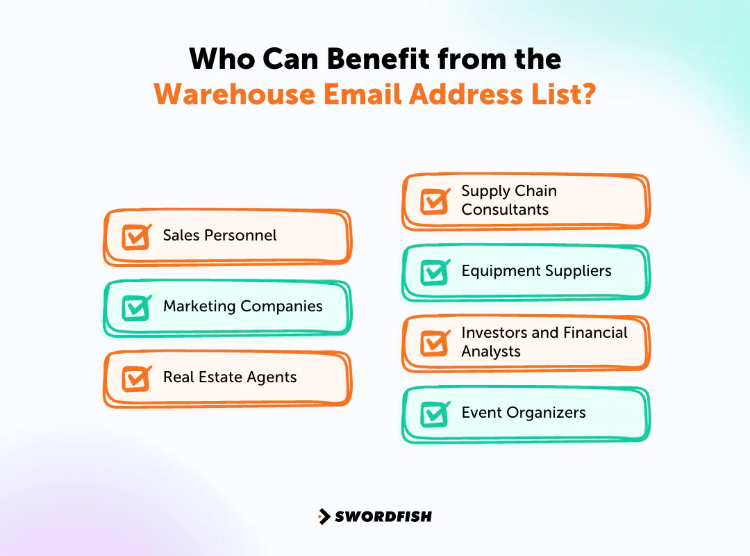 Who Can Benefit from the Warehouse Email Address List